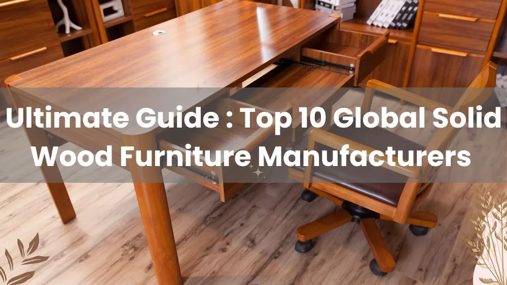 Ultimate Guide : Top 10 Global Solid Wood Furniture Manufacturers 2022